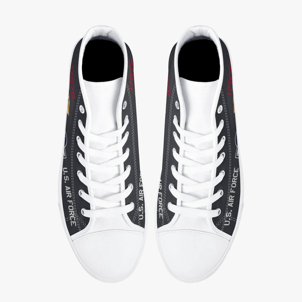 SR-71 "Blackbird" (61-7976) High Top Canvas Shoes - I Love a Hangar