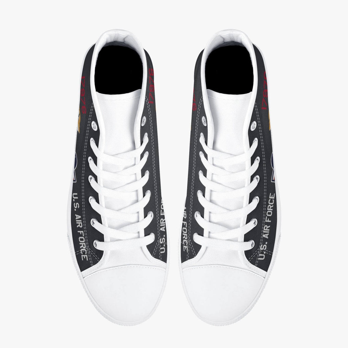 SR-71 "Blackbird" (61-7976) High Top Canvas Shoes - I Love a Hangar