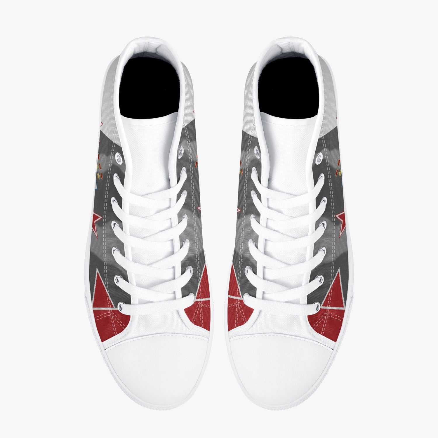 La-7 "White 27" High Top Canvas Shoe - I Love a Hangar