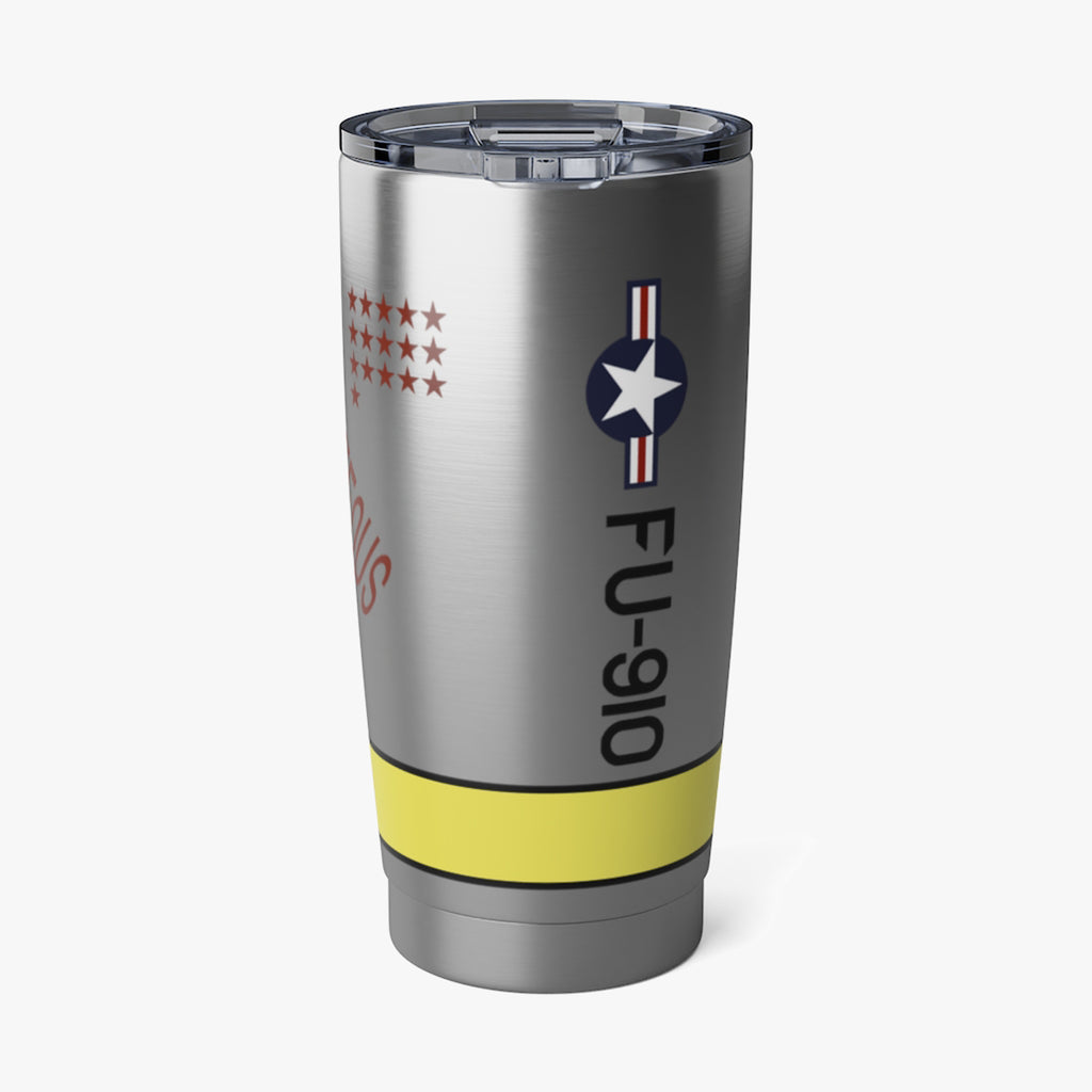 F-86 "Beauteous Butch II"  Inspired 20oz (590ml) Stainless Steel Tumbler - I Love a Hangar