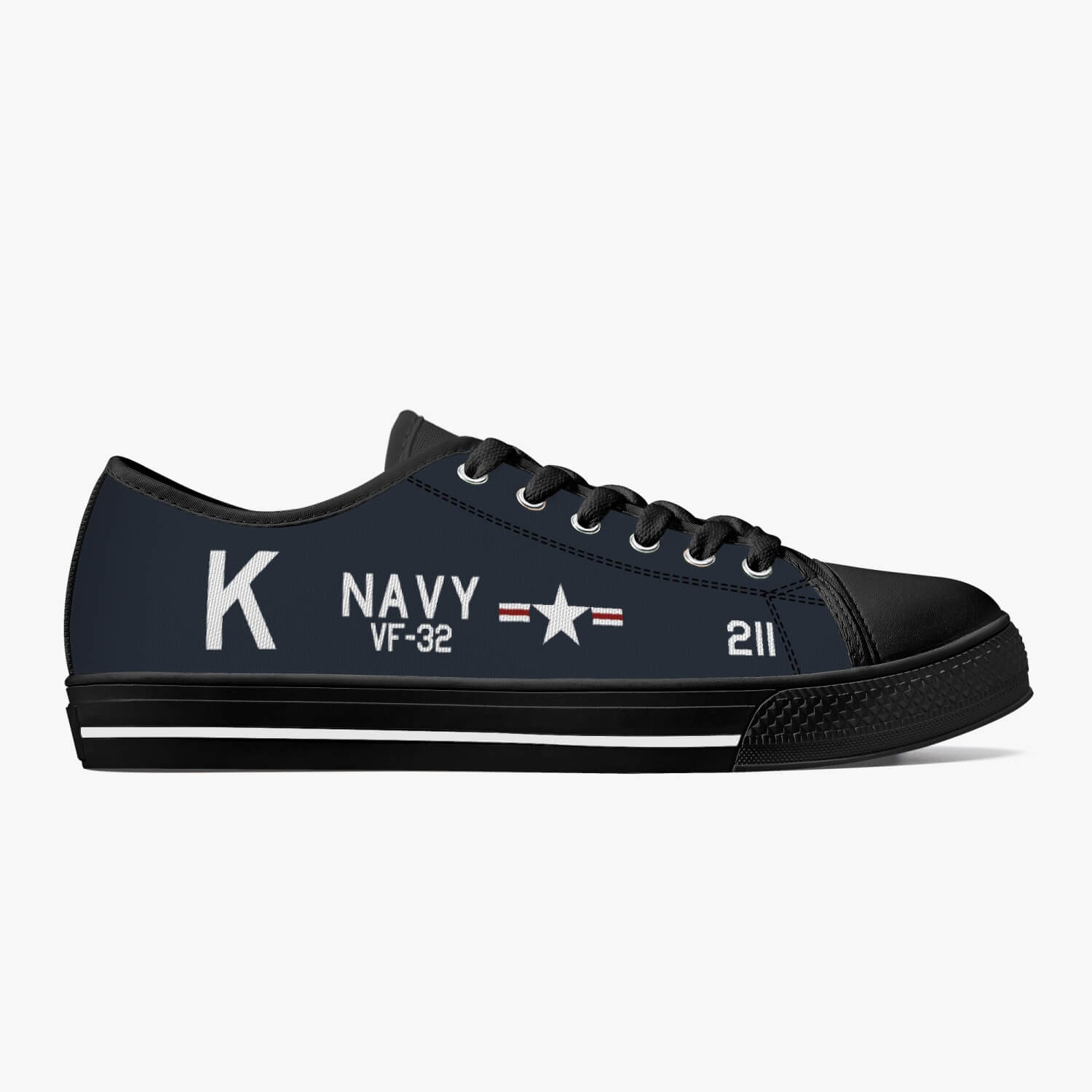 F4U Corsair of Jesse Brown Low Top Canvas Shoes - I Love a Hangar