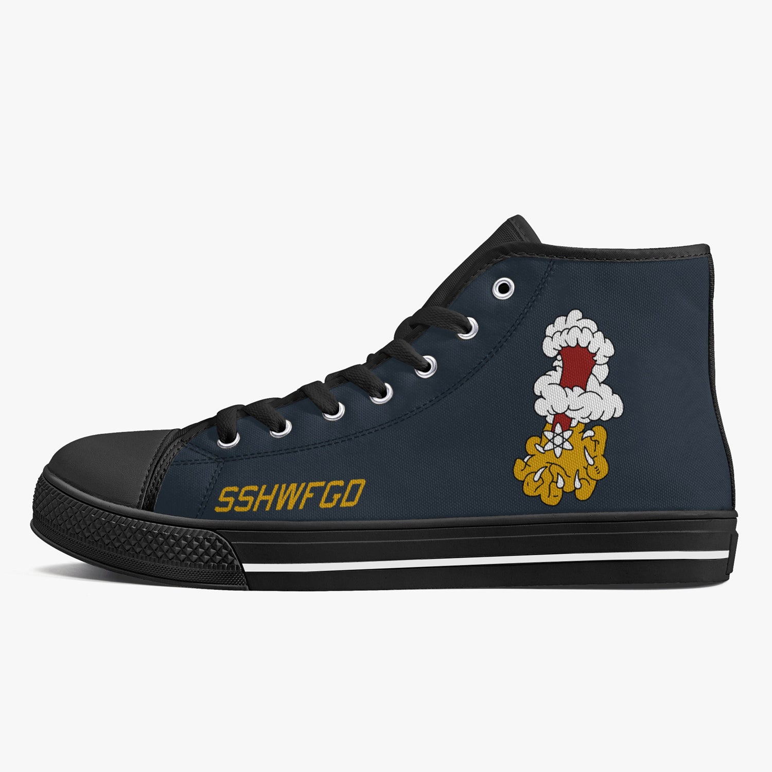 VFA-192 "Golden Dragons" High Top Canvas Shoes