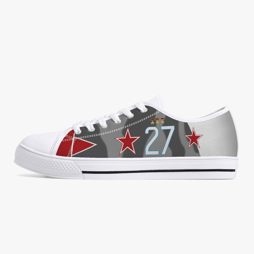 La-7 "White 27" Low Top Canvas Shoes - I Love a Hangar