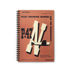 P-47 "Thunderbolt" Inspired Spiral Notebook - I Love a Hangar