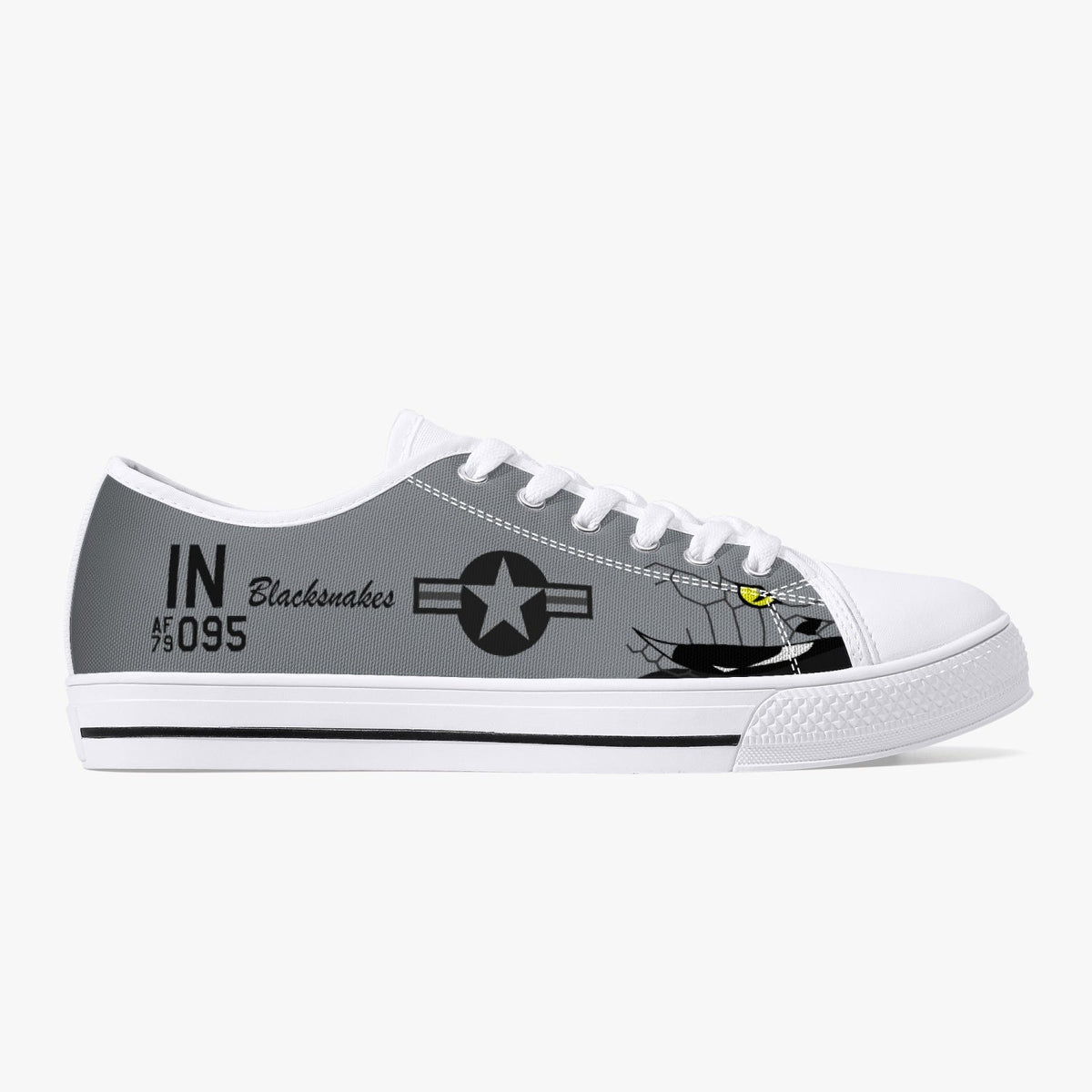 A-10 "Blacksnakes" Low Top Canvas Shoes - I Love a Hangar