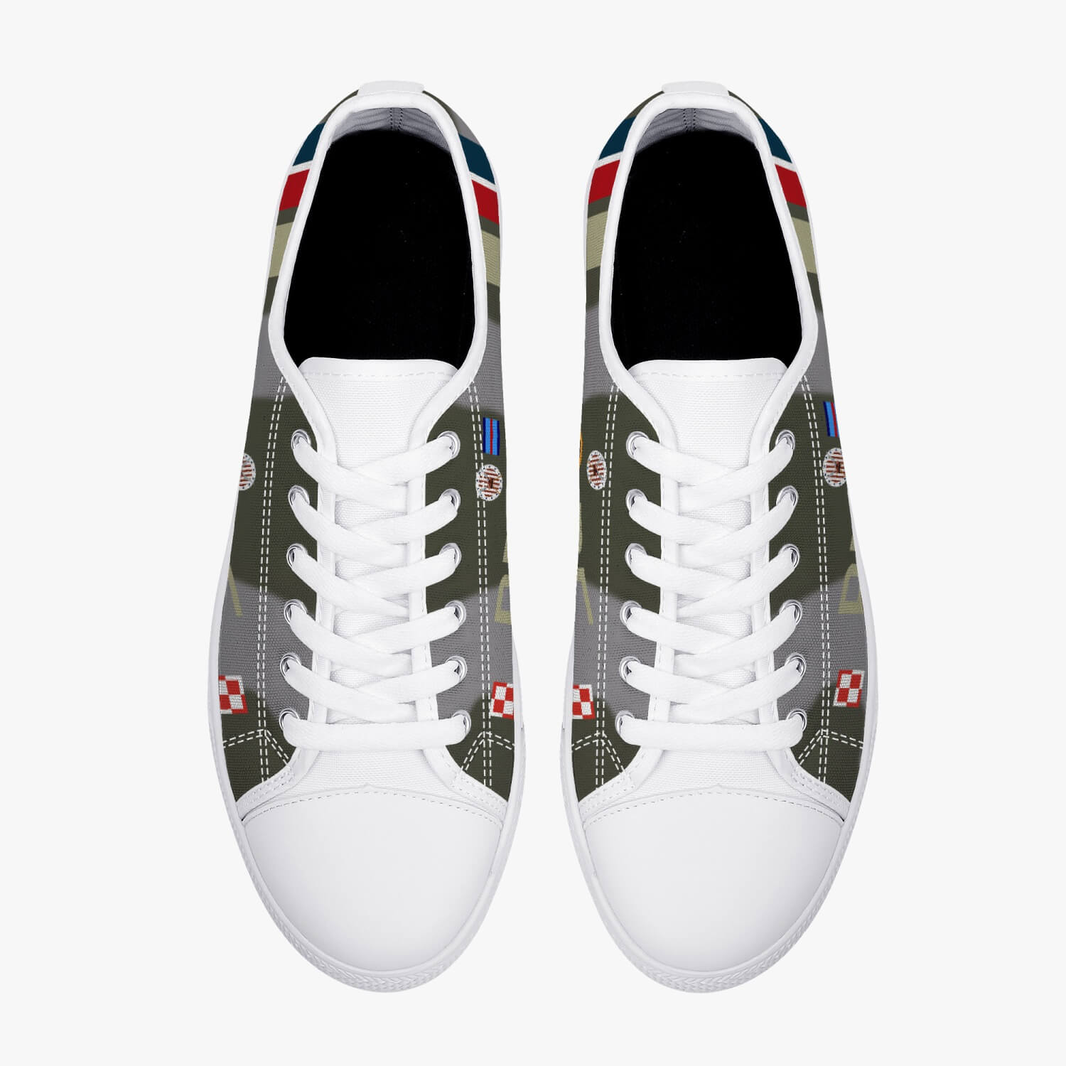 Spitfire "RF-D" Men's Low Top Canvas Shoes - I Love a Hangar