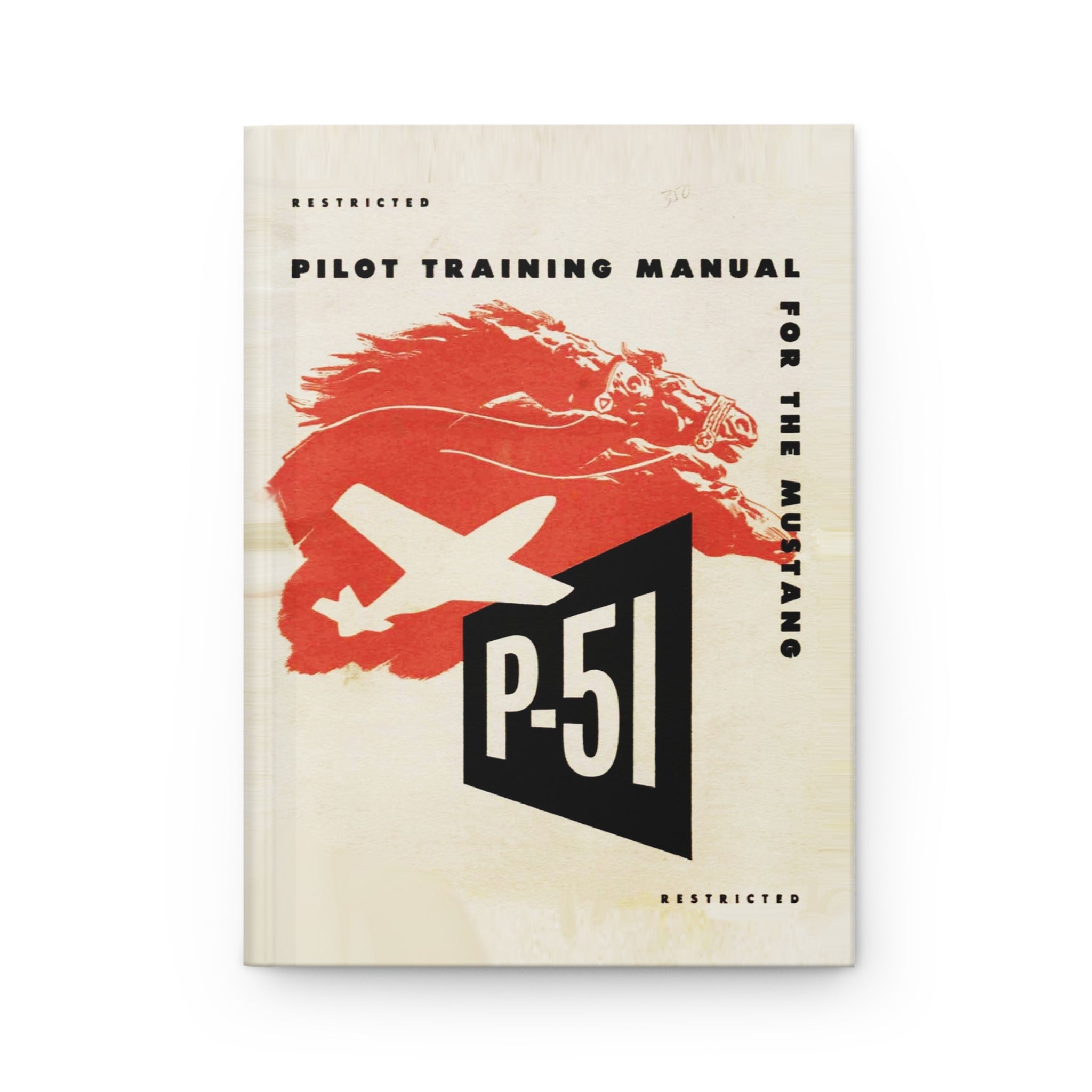 P-51 "Mustang" Inspired Hardcover Journal - I Love a Hangar