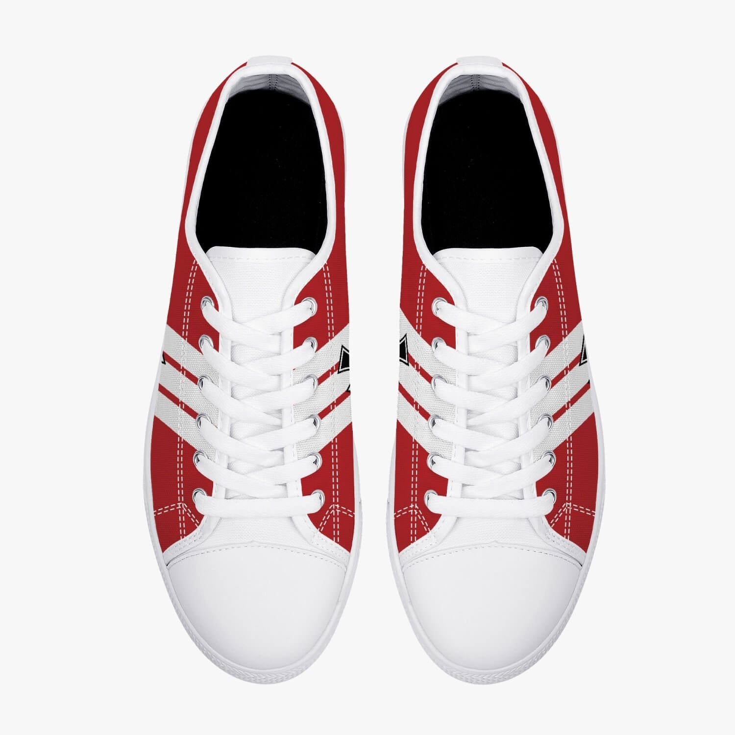 Fokker Dr.I "Red Baron" Low Top Canvas Shoes - I Love a Hangar