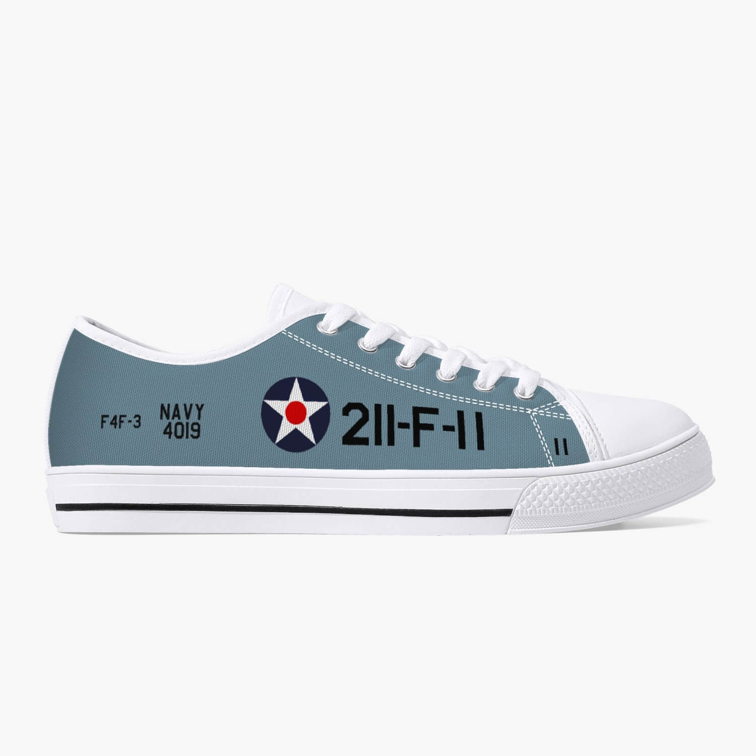 F4F of "Hammerin' Hank" Elrod Low Top Canvas Shoes - I Love a Hangar