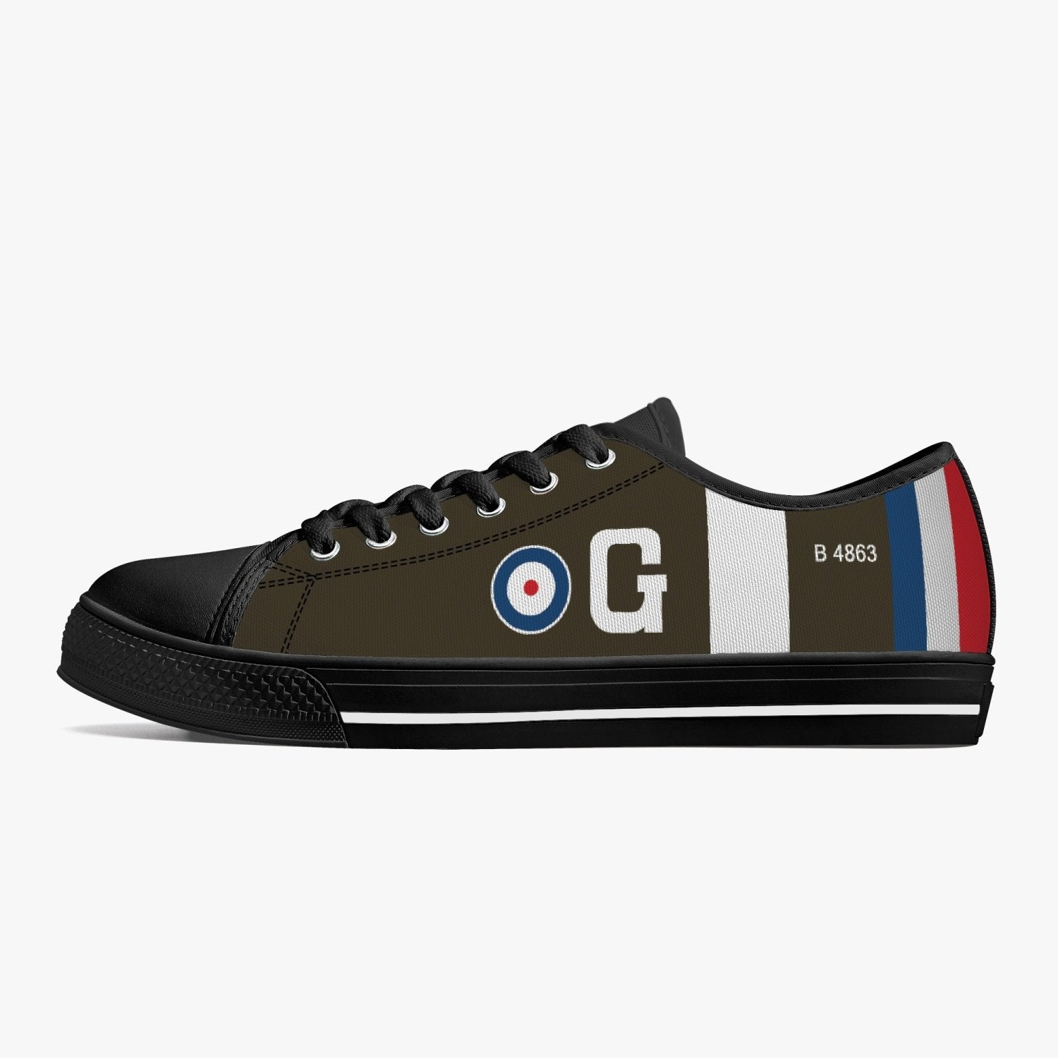 S.E.5a of James McCudden Low Top Canvas Shoes - I Love a Hangar