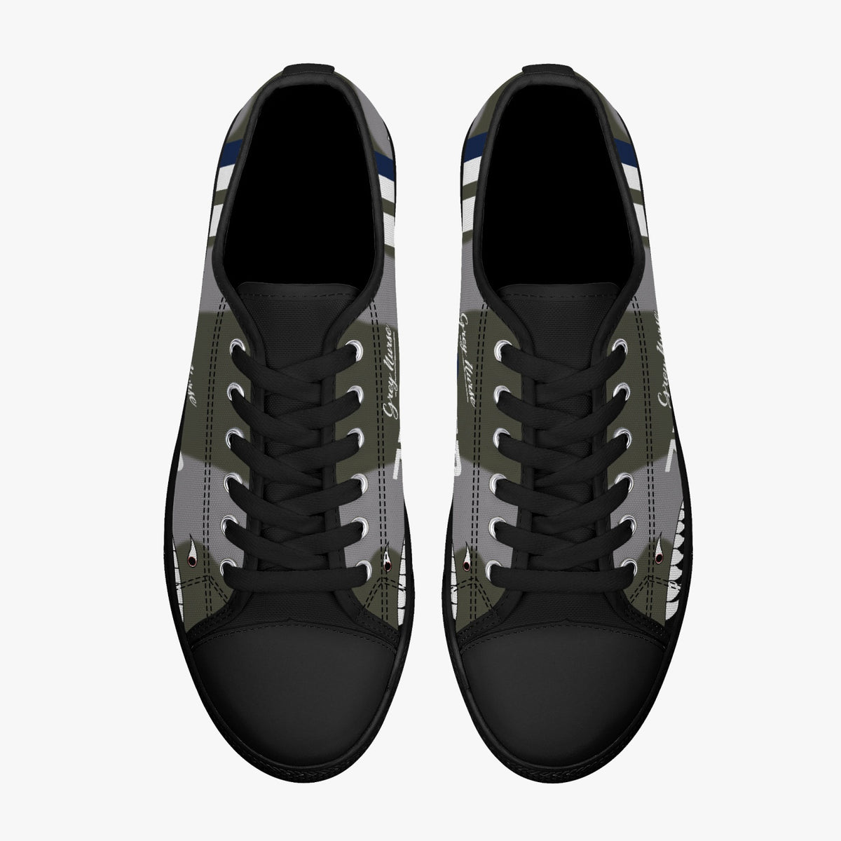 Spitfire "ZP-W" Low Top Canvas Shoes - I Love a Hangar