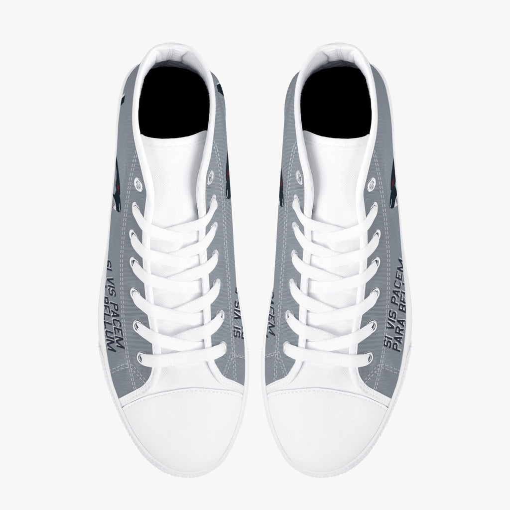 VAQ-139 "Cougars" High Top Canvas Shoes - I Love a Hangar