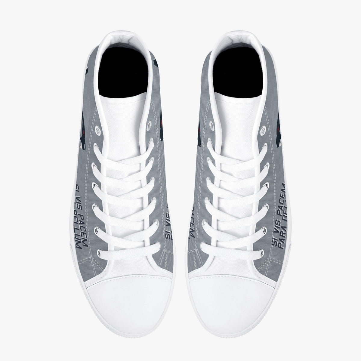 VAQ-139 "Cougars" High Top Canvas Shoes - I Love a Hangar