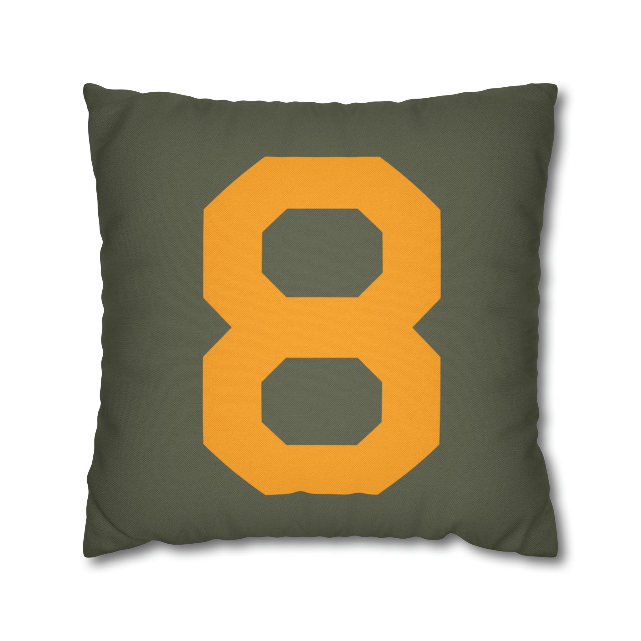 WWII USAAF Number "8" Square Pillowcase - I Love a Hangar