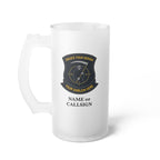 Custom Squadron Frosted Glass Beer Mug 16oz (473ml)