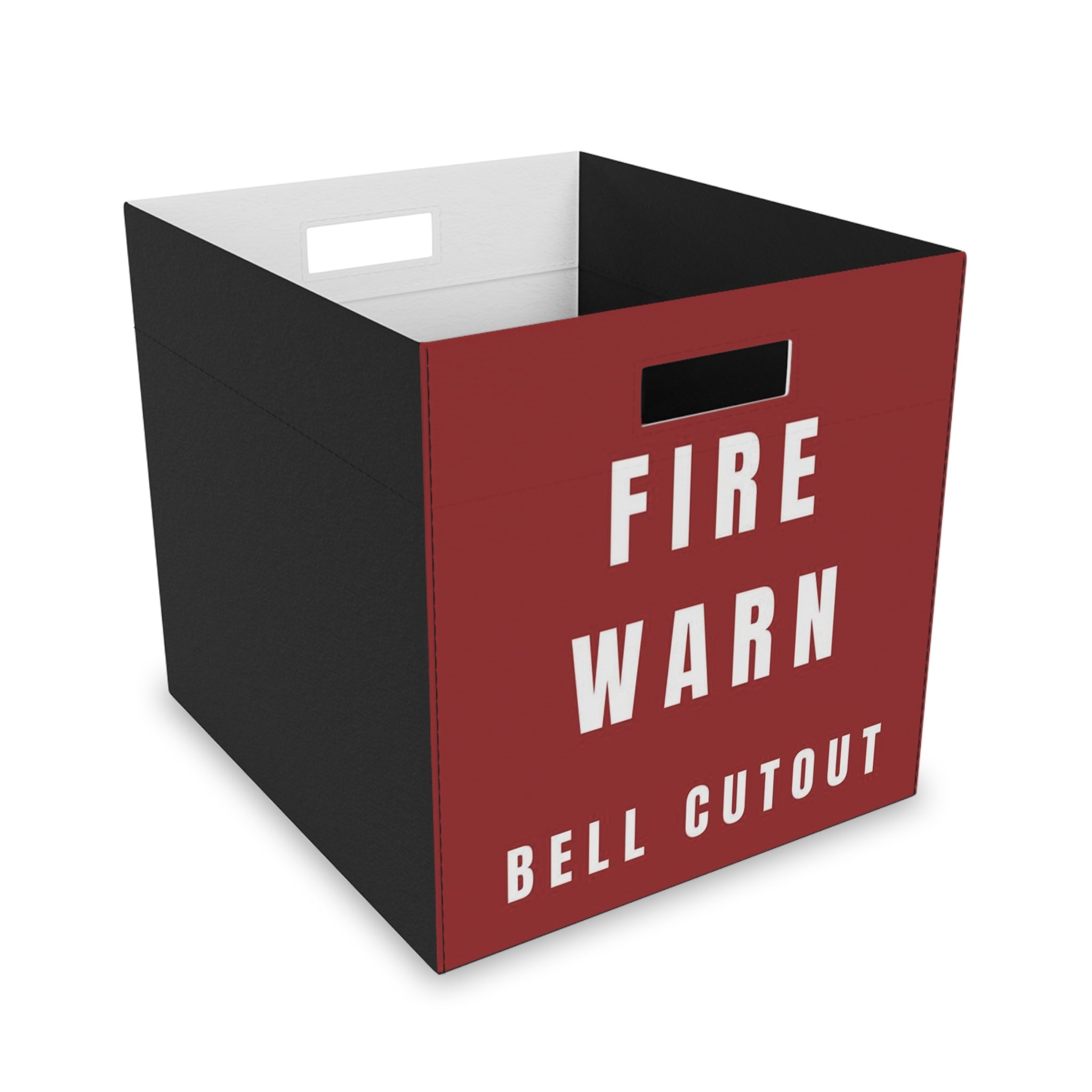 Fire Warn - Bell Cutout Felt Storage Box - I Love a Hangar