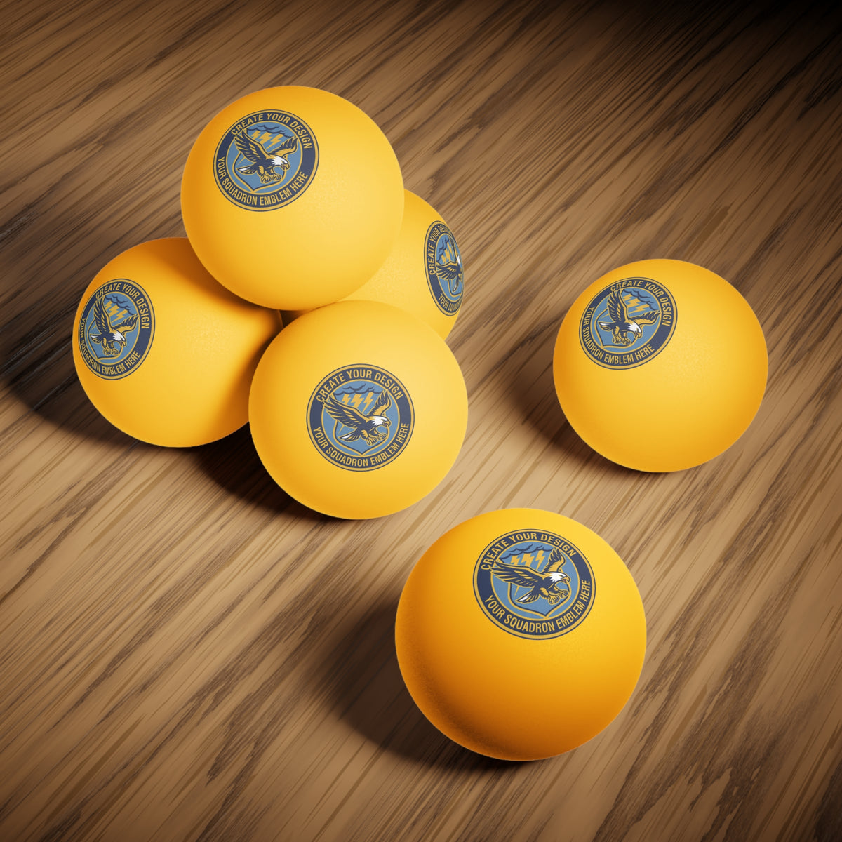 Custom Squadron Ping Pong Balls (6 pack)