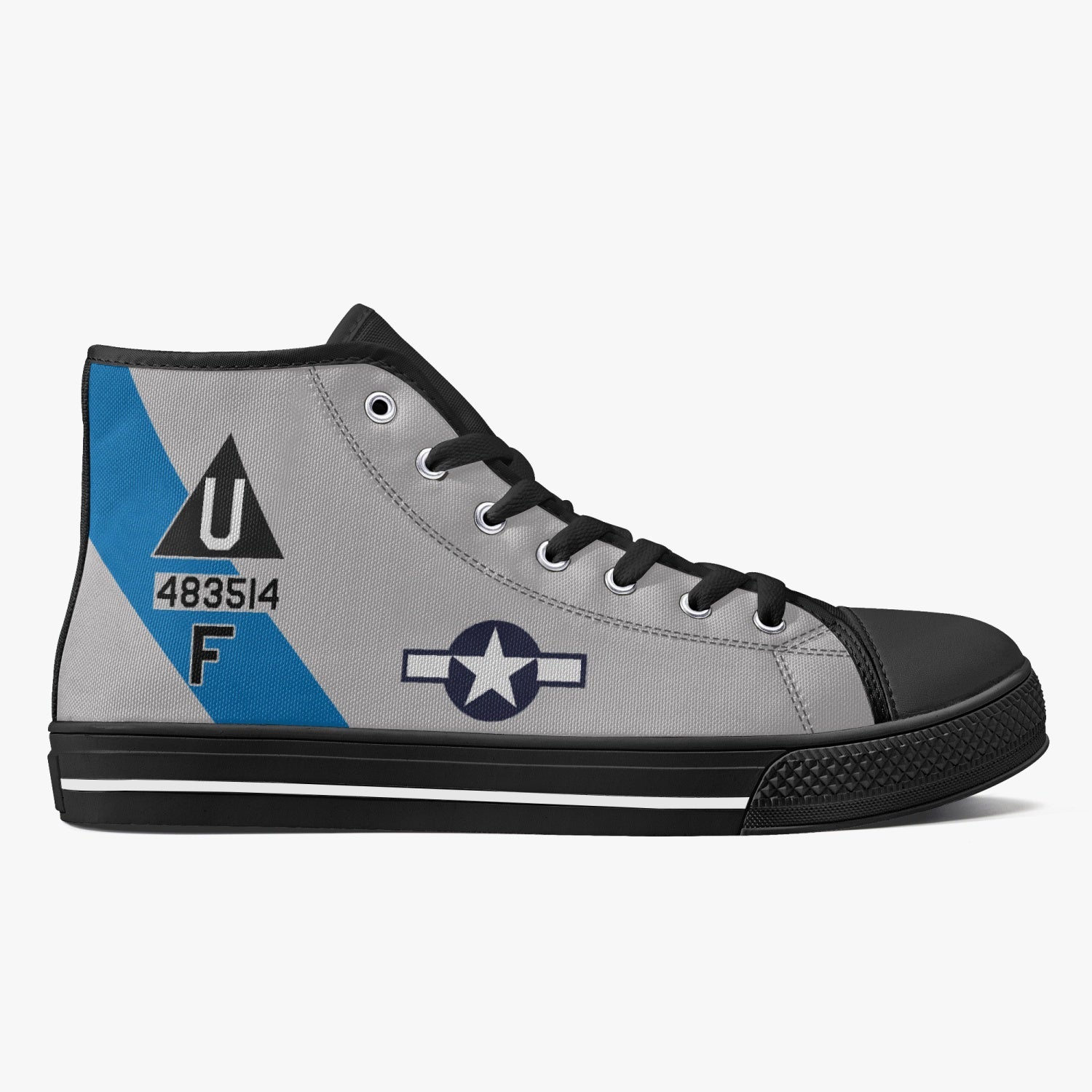 B-17 "Sentimental Journey" High Top Canvas Shoes - I Love a Hangar