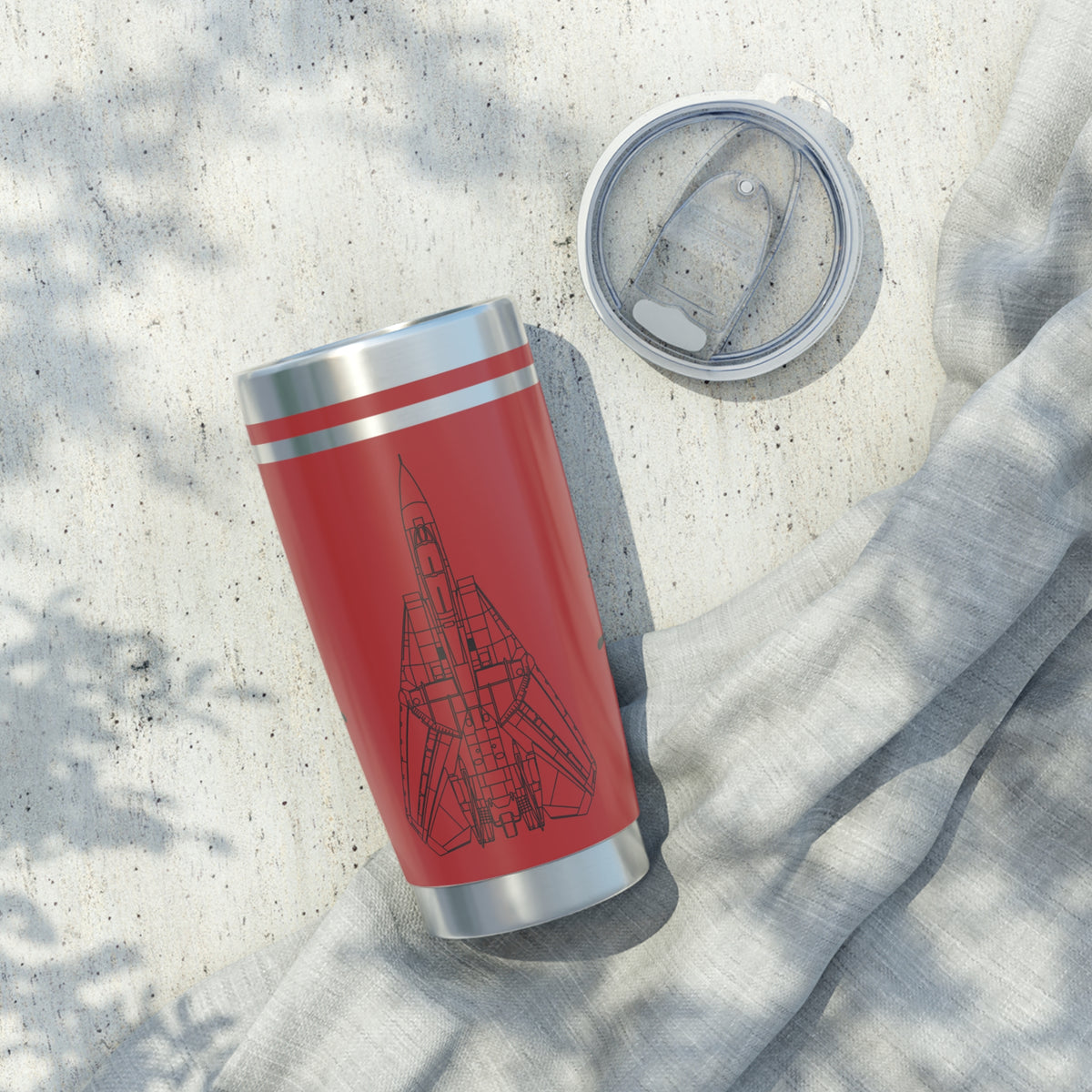 VF-31 "Tomcatters" 20oz (590ml) Stainless Steel Tumbler - I Love a Hangar