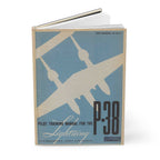 P-38 "Lightning" Inspired Hardcover Journal - I Love a Hangar