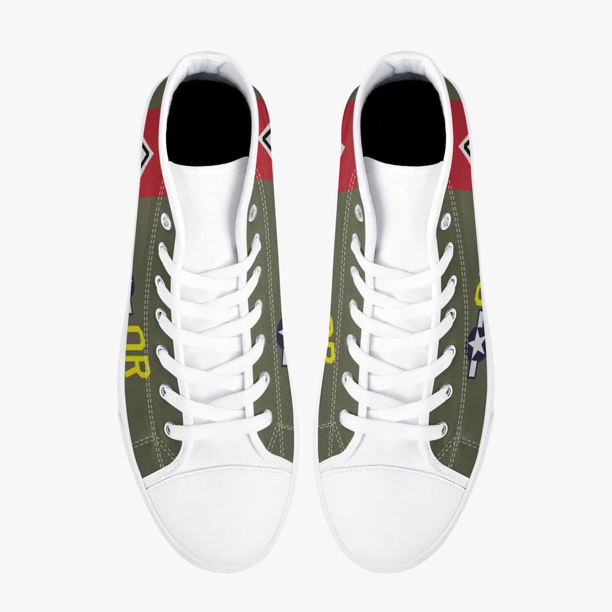 B-17 "Nine-O-Nine" High Top Canvas Shoes - I Love a Hangar