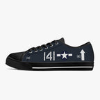 F4U Corsair "White 141" Low Top Canvas Shoes - I Love a Hangar