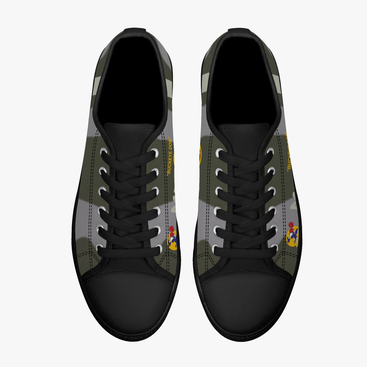 Spitfire "Buckeye Don" Low Top Canvas Shoes - I Love a Hangar