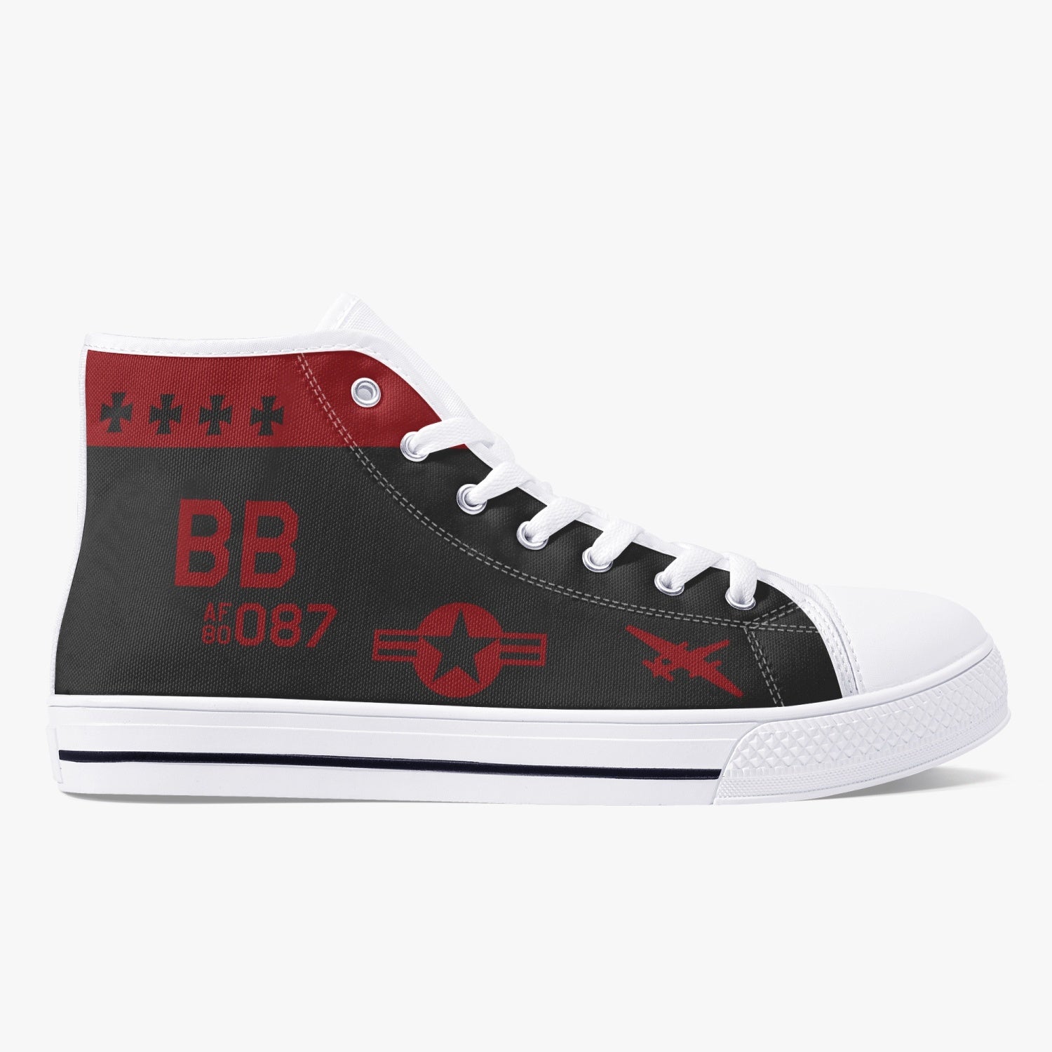 U-2 "Dragon Lady" High Top Canvas shoes - I Love a Hangar