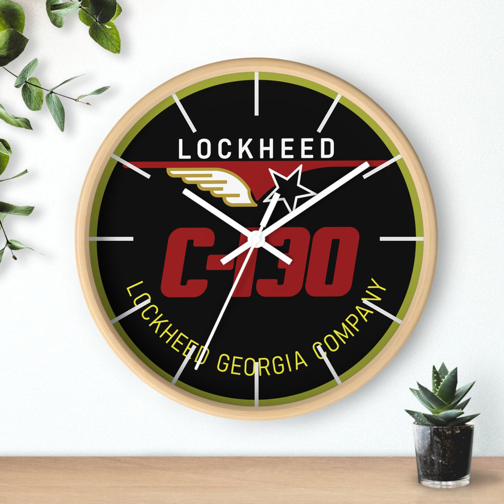 C-130 Yoke Cap Wall Clock - I Love a Hangar