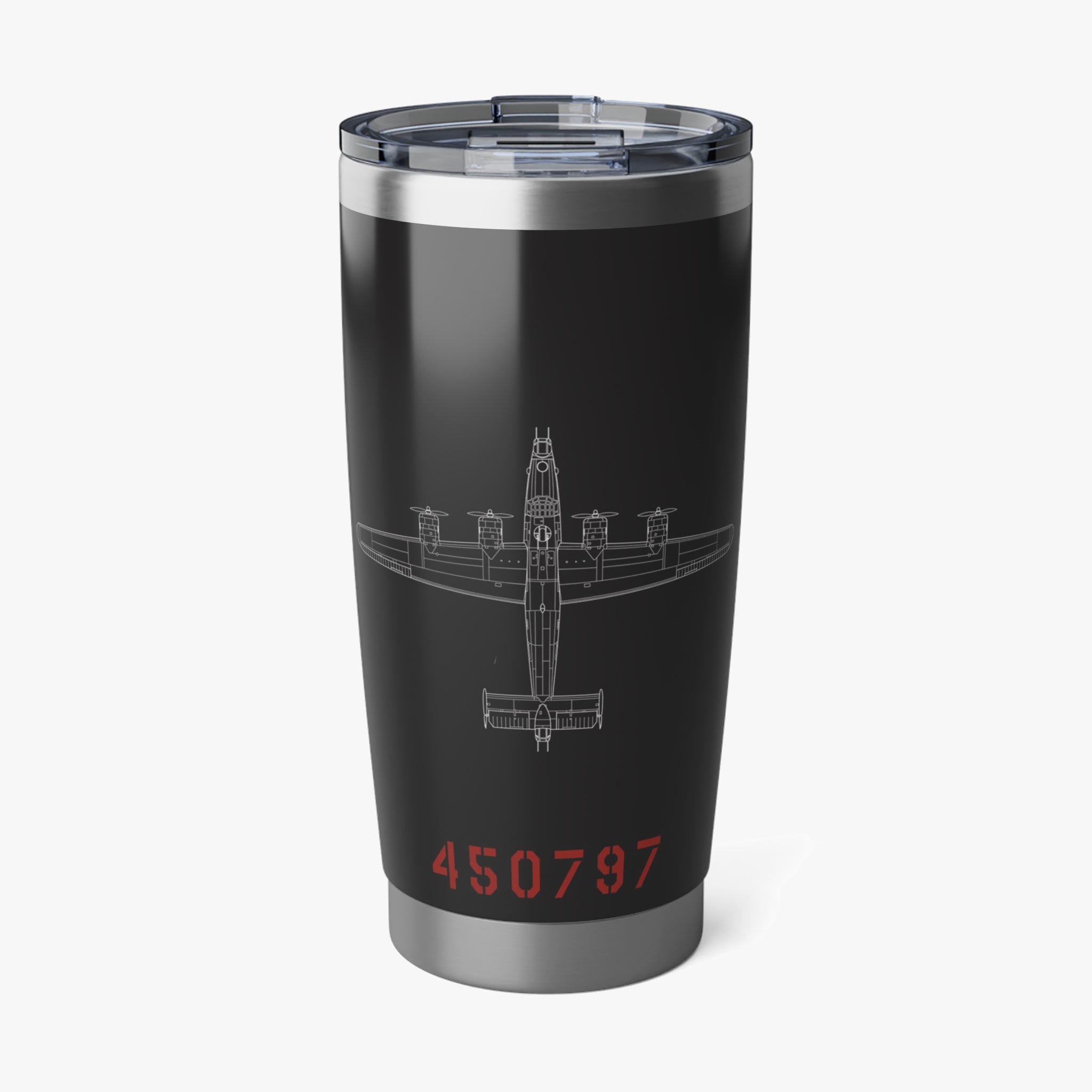 B-24 "Sack Time" Inspired 20oz (590ml) Stainless Steel Tumbler - I Love a Hangar
