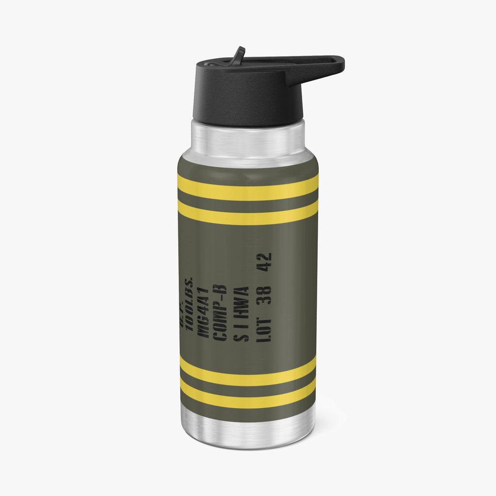 General Purpose WWII 100lbs Bomb Tumbler, 32oz (950ml) - I Love a Hangar