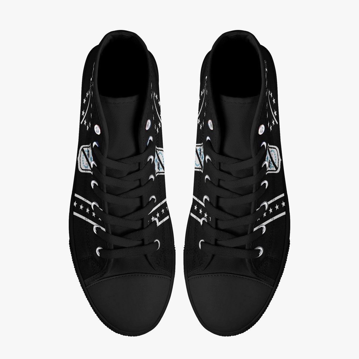 VMFA-214 "Black Sheep" High Top Canvas Shoes - I Love a Hangar