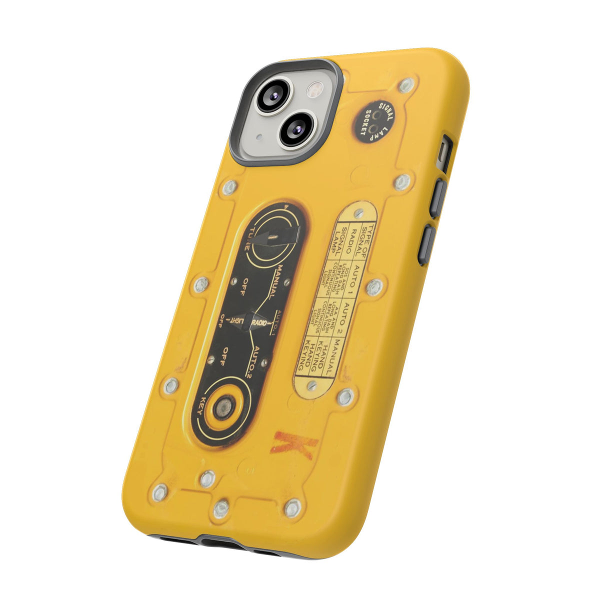 SCR-578 "Gibson Girl" Survival Radio Style Tough Phone Cases – iPhone Compatible