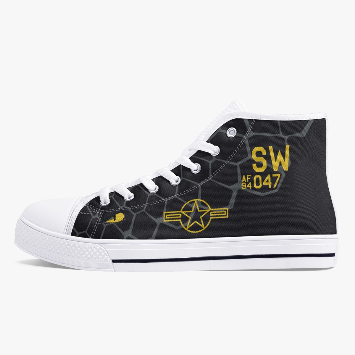 F-16 "Venom" High Top Canvas Shoes - I Love a Hangar