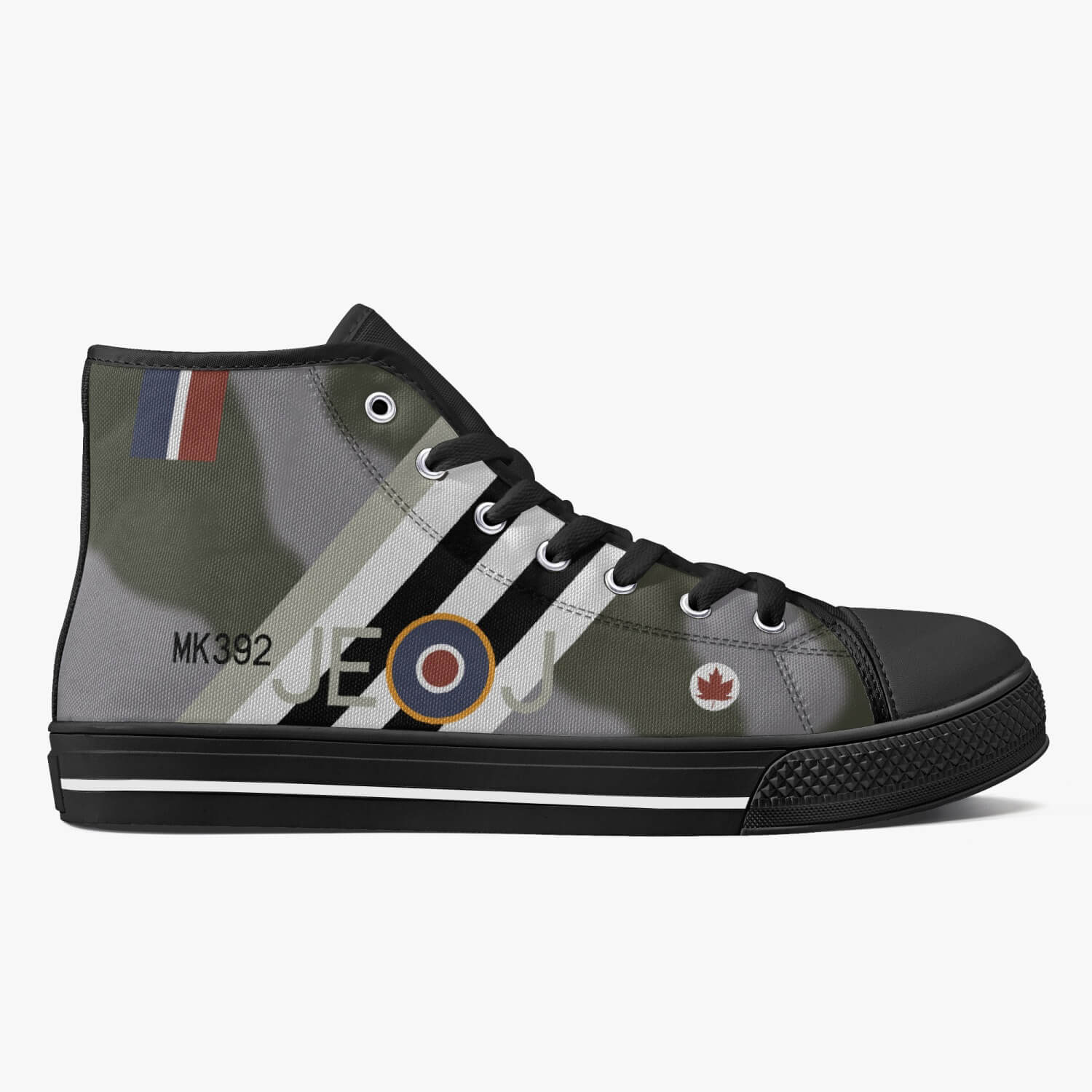 Spitfire "JE-J" (MK392) High Top Canvas Shoes - I Love a Hangar