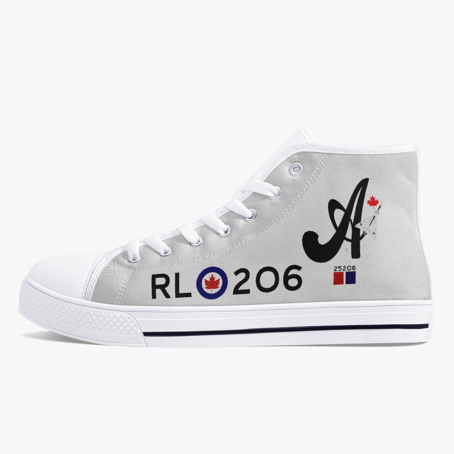 CF-105 Arrow #206 Branded High Top Canvas Shoes