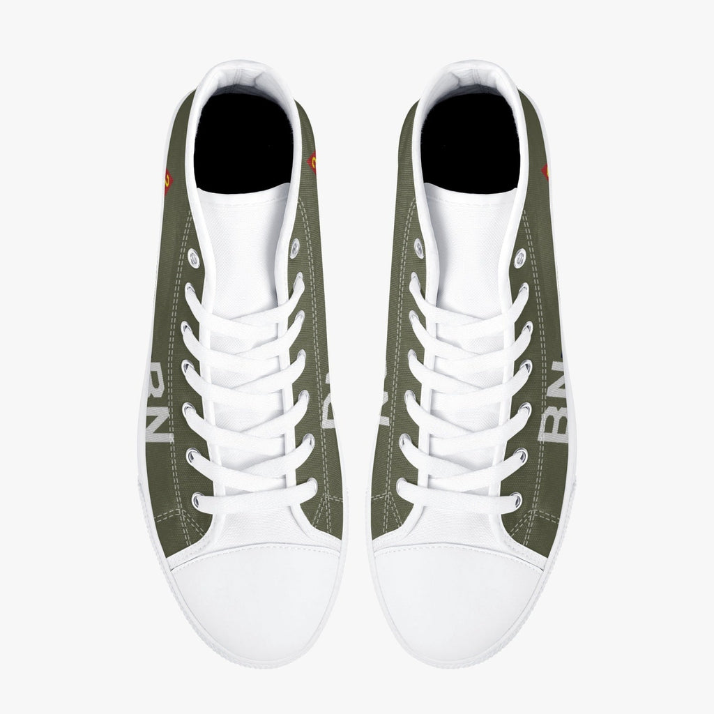 B-17 "Thunderbird" High Top Canvas Shoes - I Love a Hangar