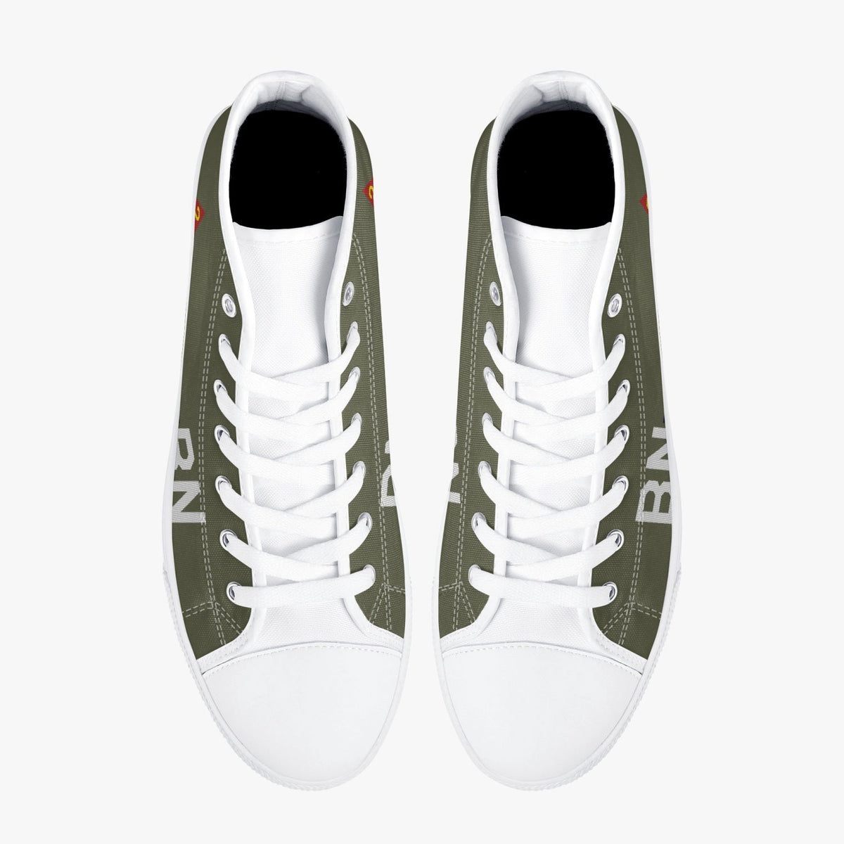 B-17 "Thunderbird" High Top Canvas Shoes - I Love a Hangar