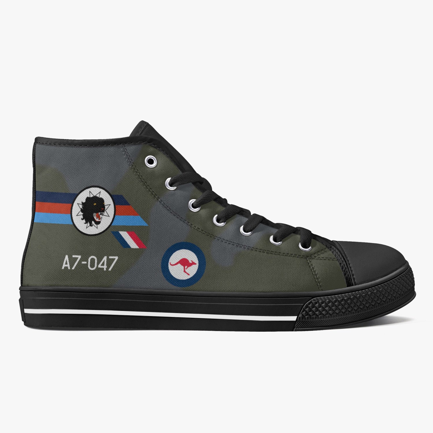 Macchi  "A7-047" High Top Canvas Shoes (Camo) - I Love a Hangar