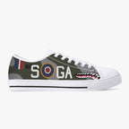 P-51 "GA-S" (KH774) Low Top Canvas Shoes - I Love a Hangar
