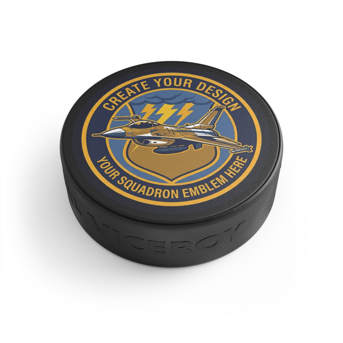 Custom Squadron Hockey Puck
