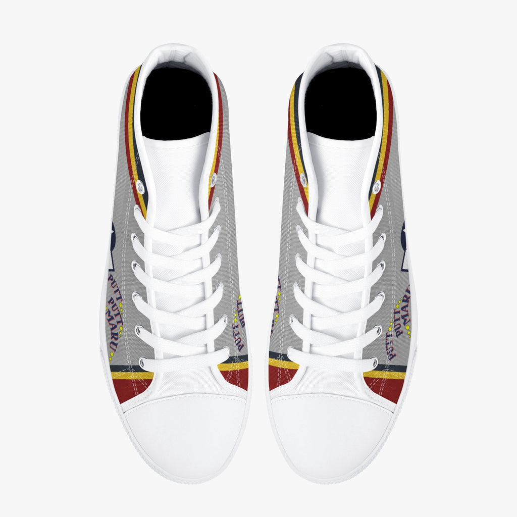 P-38 "Putt Putt Maru" High Top Canvas Shoes - I Love a Hangar