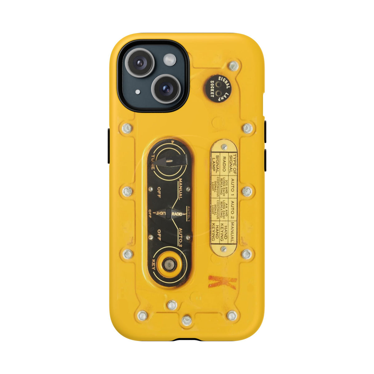 SCR-578 "Gibson Girl" Survival Radio Style Tough Magnetic Phone Cases – iPhone Compatible
