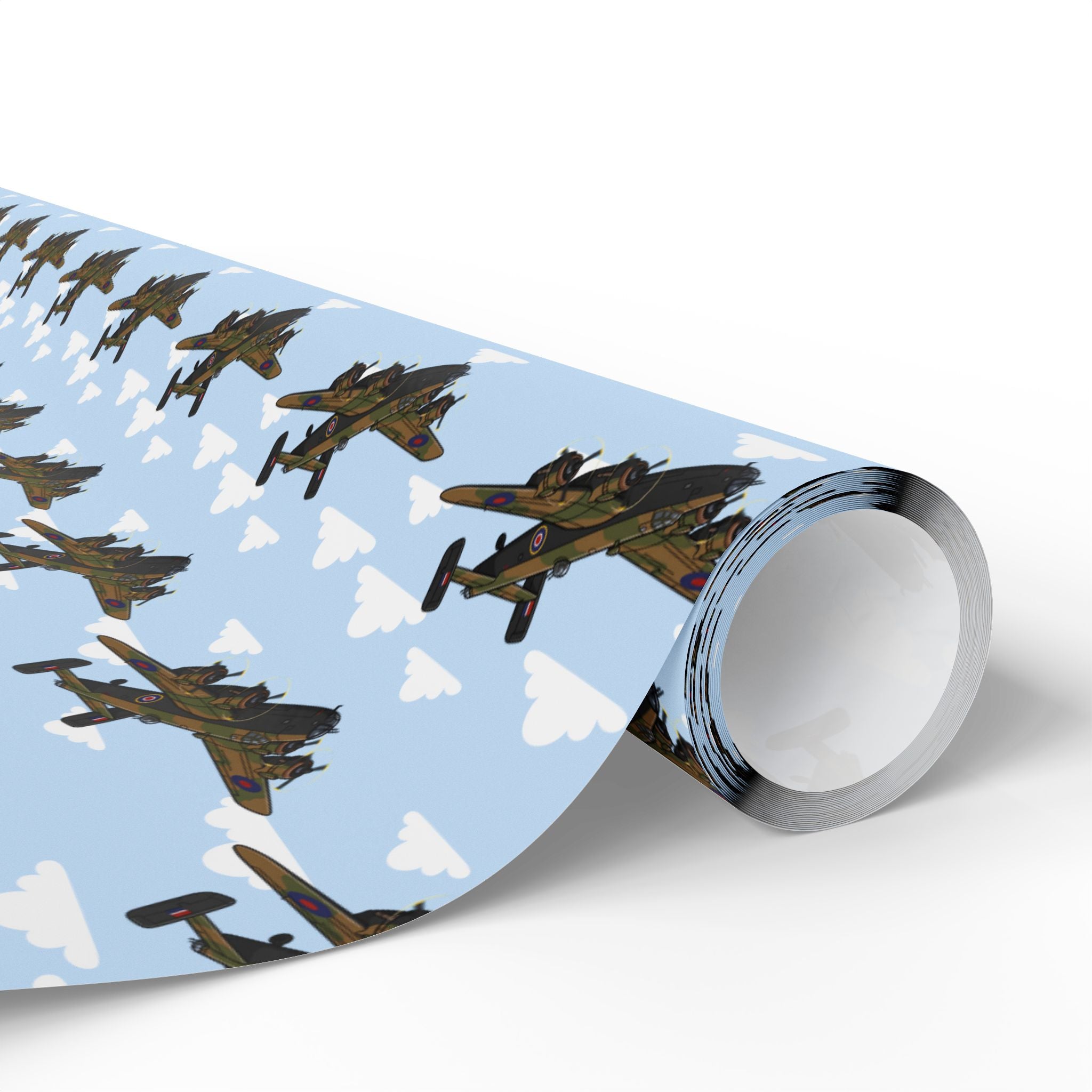 Halifax Wrapping Paper - Sky Blue