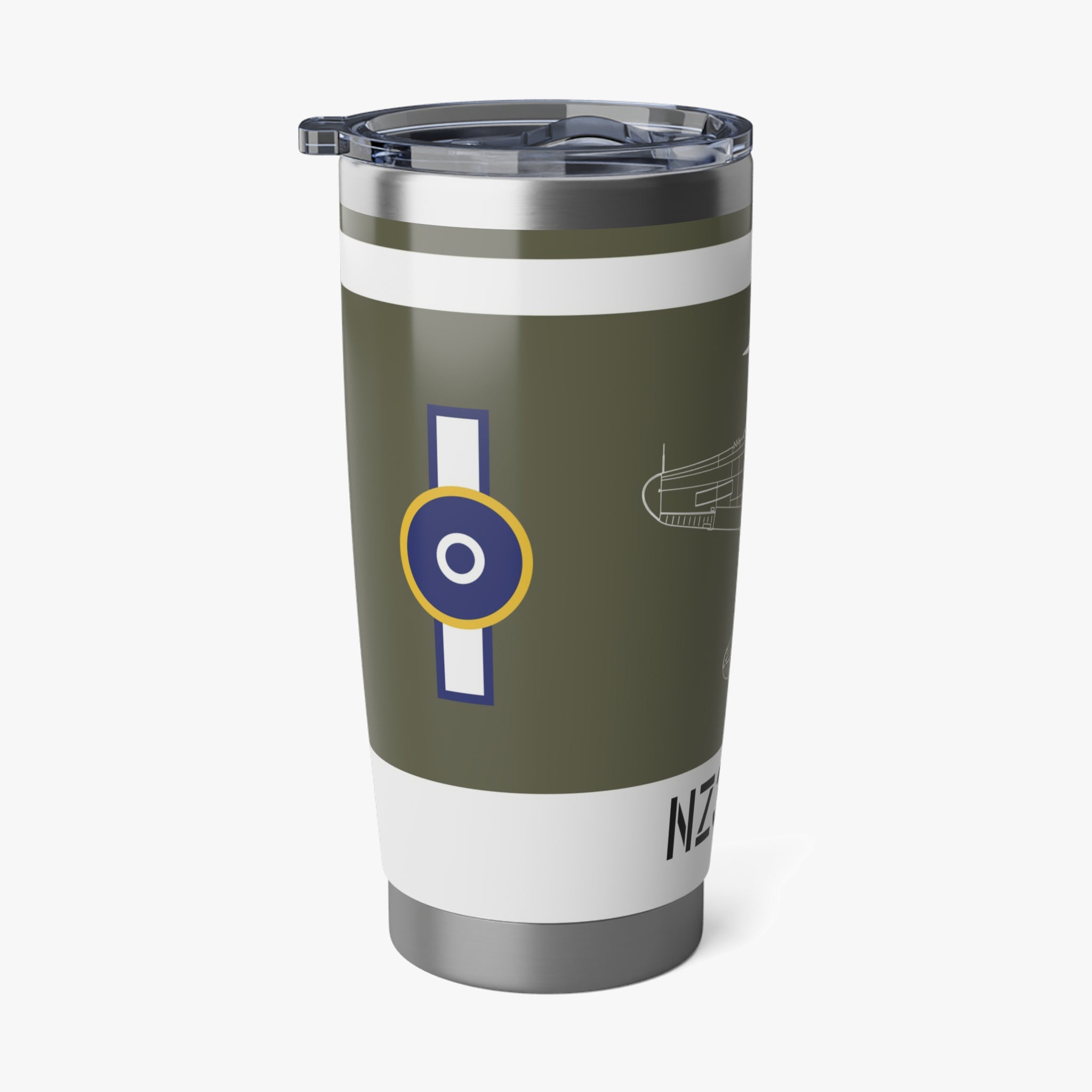 P-40 "Gloria Lyons" 20oz (590ml) Stainless Steel Tumbler - I Love a Hangar