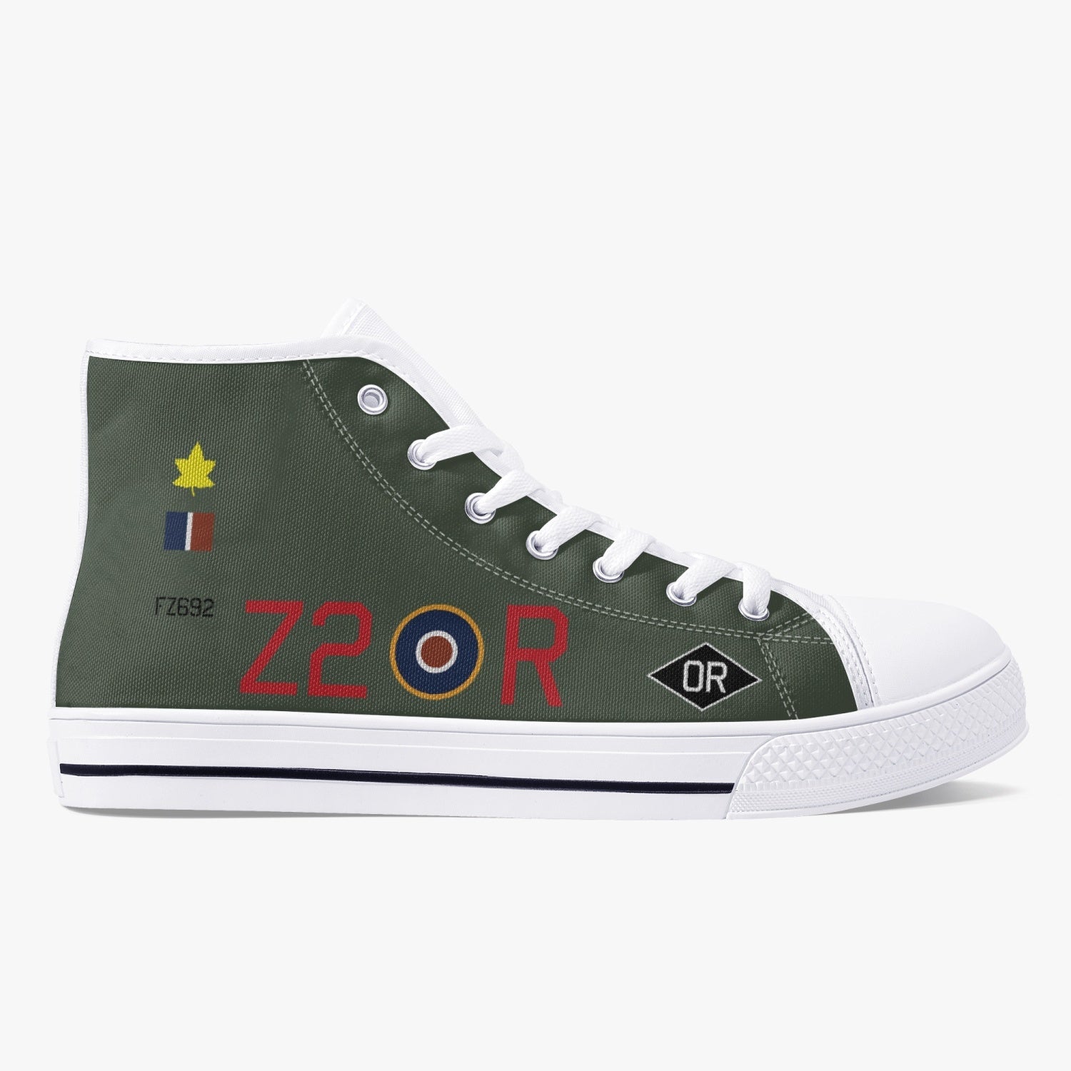 C-47 "Z2-R" High Top Canvas Shoes - I Love a Hangar