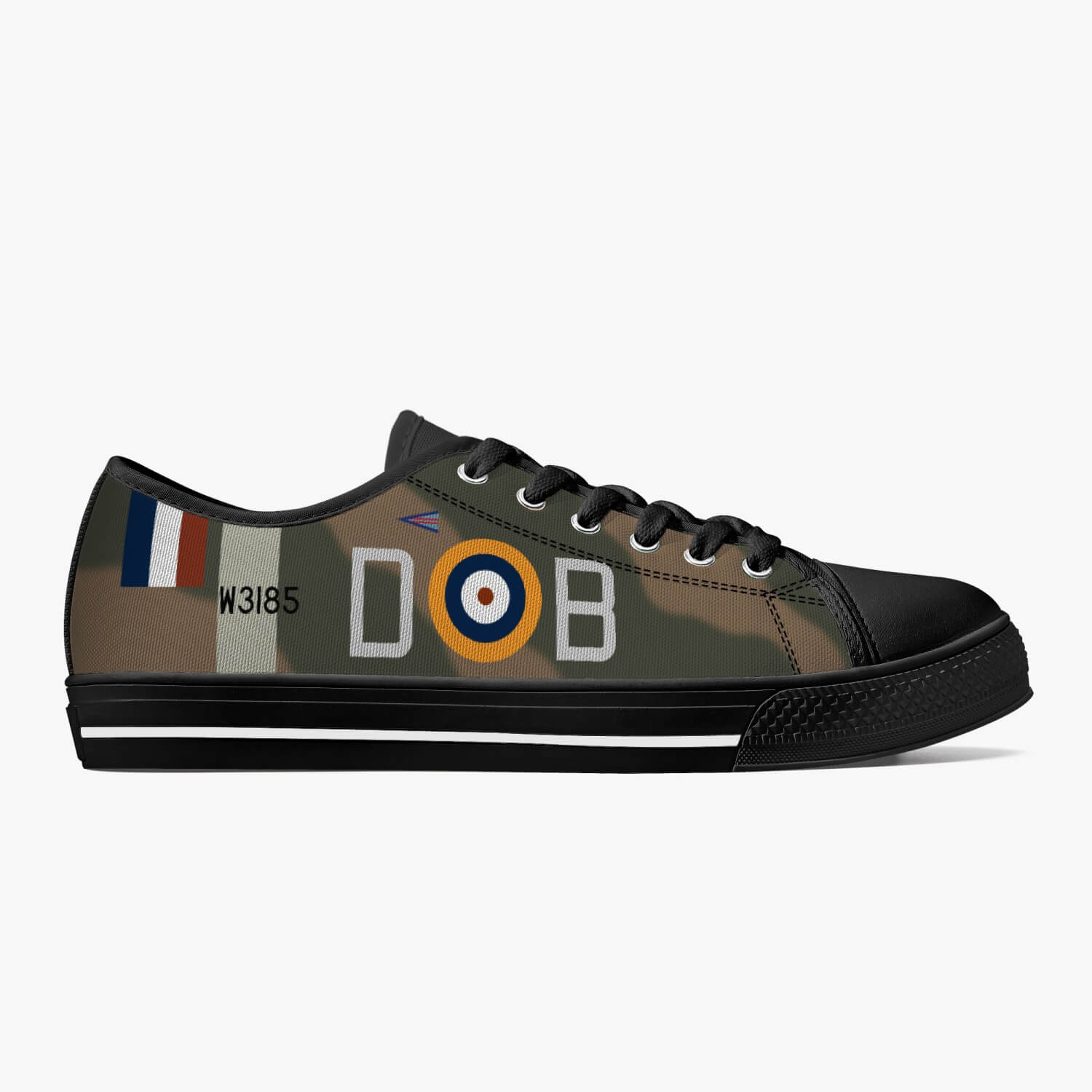 Spitfire "D-B" Low Top Canvas Shoes - I Love a Hangar