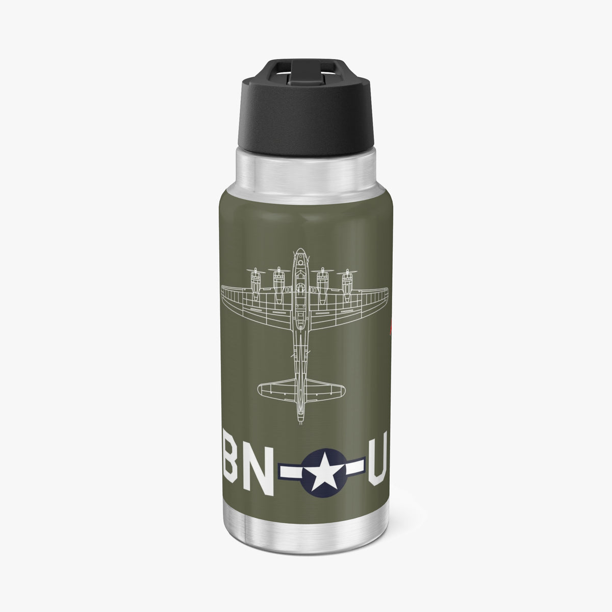 B-17 "Thunder Bird" Tumbler, 32oz (950ml) - I Love a Hangar