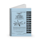 CH-53D Sea Stallion NATOPS Inspired Spiral Notebook