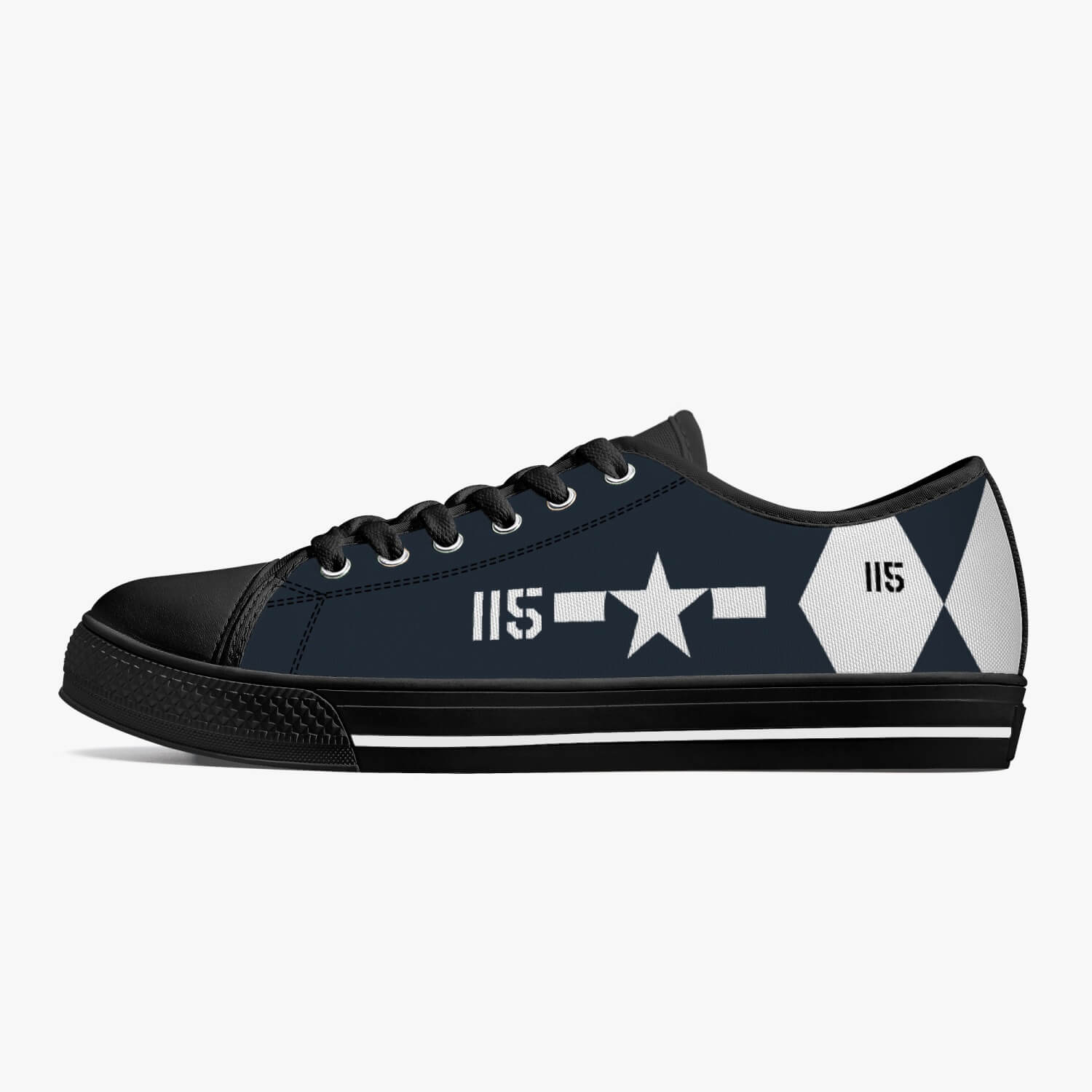 F6F "Death n' Destruction" Low Top Canvas Shoes - I Love a Hangar